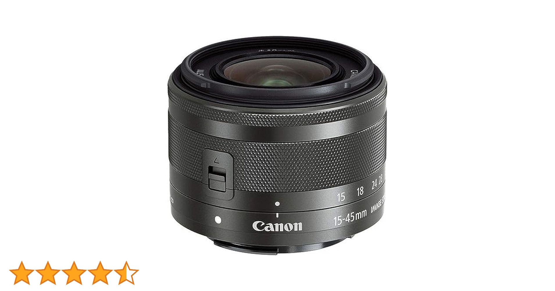 Canon Objectif zoom standard EF-M15-45 mm F3.5-6.3IS STM